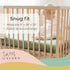 9" 28" 52" Fitted Crib Sheets - Organic Cotton Jersey Knit Crib Beddings - Fits Standard Baby Crib Mattress - x x - Bay