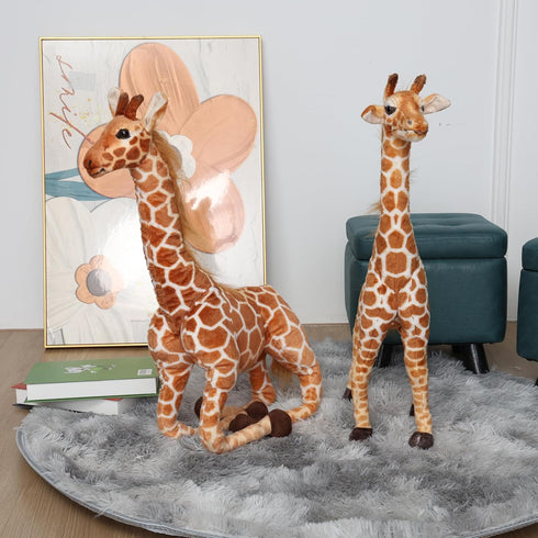 BARMI 60cm/23.62inch Stuffed Animal Stuffed Giraffe Plush Large Tall Big Giraffe, Nursery Decorations