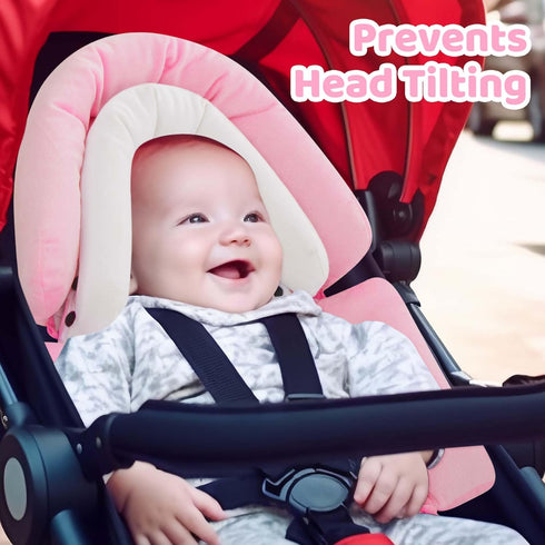 3-in-1 Pro Goleem Breathable Baby Car Seat Head Support, Soft Infant Car Seat Insert, Carseat Cushion for Newborn