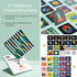 beiens High Contrast Baby Flashcard, 80 Pcs Visual Stimulation Learning Cards for Babies Ages 0-36 Months (5.5'' x