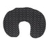 U-Shaped Nursing Pillow Cover - Black Geometric Print, Soft & Washable