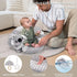 Foryoomi 4 1 Tummy 0-12 in Time Mat with Educational Cards, Play Mat & Sitting Support for Newborn Months, Infant Baby