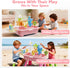 YOKISS 22 4L Summer 3-8 Sand and Water Table Toy for Toddlers, Piece Toy Accessories, Large Capacity Basin, Fishing