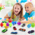 12Pack OCHIDO Easter Eggs Filled with Die-Cast Cars, Prefilled Easter Eggs with Toys Inside for Kids Easter Basket
