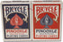 12 Decks Bicycle Pinochle Cards (6 Red / 6 Blue)