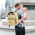 SUABO Backpack Donuts Ice Cream Bread Pattern Baby Diaper Bag Large Bag Waterproof Travel Diaper Bags for Moms and Dads