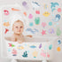 CELAENO Watercolor Ocean Animals Wall Decals - Peel and Stick Under the Sea Theme Wall Art for Kids Room, Bedroom