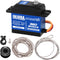INJORA 35KG Digital Servo Waterproof 360 Rotation and 25T 8mm*16mm Servo Winch