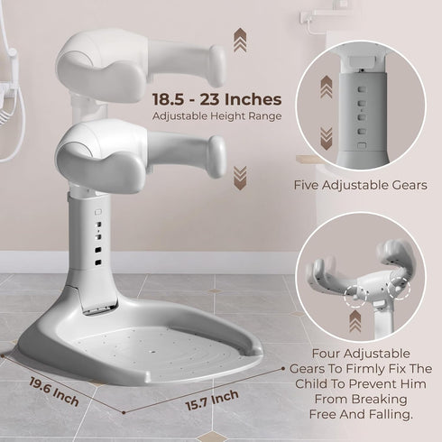 Xuysi 6-36 Adjustable Baby Shower Stand, Baby Bath Stand, Baby Shower Standing Support with Adjustable Height