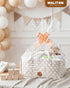 15" 9" 7" Maliton Baby Diaper Caddy, Nursery Storage Bin & Car Organizer with Handle, Large Felt Bag for Newborn