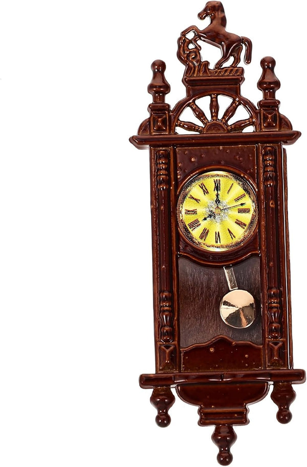 STOBOK Dollhouse Miniature Wall Clock Mini Clock Model for Photography Props Dollhouse