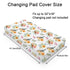 Watercolor Birds Boho Floral Changing Pad Covers for Baby Boy Girl 32''x16'' Birds Butterflies Flowers Leaves Fitted Diaper Change Table Pad Covers Mats Soft Breathable Cradle & Bassinet Sheets