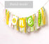 1st ZAIBIANHAO Lemon First Birthday High Chair Banner - Lemonade Birthday One Garland, Fruit Theme Party
