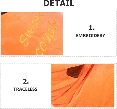 SUPVOX Carrot Shaped Cervical Support Pillow Versatile Leg Roll Cushion for Pregnancy Back and Neck Support Removable
