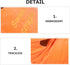 SUPVOX Carrot Shaped Cervical Support Pillow Versatile Leg Roll Cushion for Pregnancy Back and Neck Support Removable