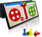 KIDAMI Mini Magnetic Ludo Travel Board Game Set, Folding Design and Light-Weight,