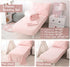 Sets 4 Pink Toddler Bedding for Girls, Pieces Soft Microfiber Floral Embroidery Toddler Bed-in-a-Bag Includes Soft