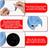 Tinoaly 30pcs 15 Potty Training Stickers, Patterns Animal Color Potty You Pee on Toilet Reveal Sticker, Reusable