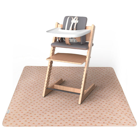 Tiny Twinkle Splat Mat for Under High Chair or Table | 51"