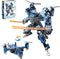 Tenhorses 2-in-1 Transformable Mech Building Set, Switch Between Warrior Robot and Fighter