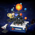 Solar System Building Sets with Light, Rotatable Space Exploration Toys with 9 Planets & Rocket Sets for Kids Age 6+