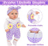 12" Backpack Accessories,12 Inch Set 3+ Flower Pattern Baby Doll With Carrier Can Store Clothes and Baby Dolls In Gift