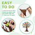 30 Set Cinrobiye Spring Craft Kit Flower Bird Butterfly DIY Tree Ornaments Making Art Crafts for Toddler Sunday School