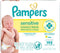 Pampers Baby Wipes Sensitive, Water Based Wipes, Hypoallergenic and Unscented Wipes, 192