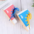 STOBOK 2pcs Wood Lacing Sneaker Tie-Up Shoe Threading Toy Montessori Educational Toys (Blue + Pink)