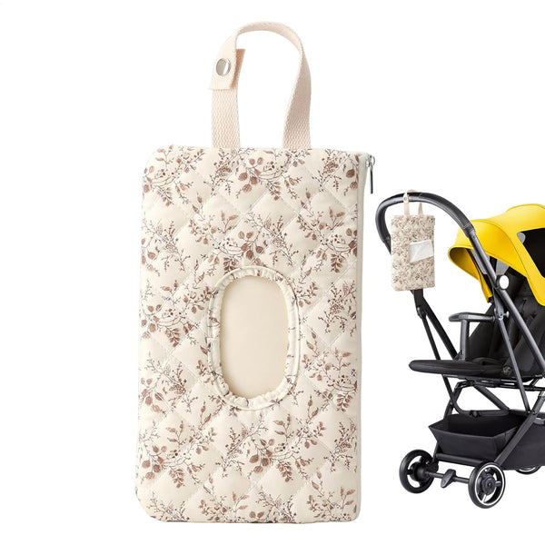 GUANGLU Baby Wipes Dispenser, Portable Baby Wipe Holder for Outdoor Strollers Storage Bag