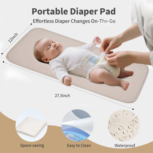 Backpack Backpack CEI-CEI Diaper Bag Large Baby Diaper Bag Water-resistant Travel Diaper for Boys Girls Newborn