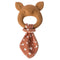 Mary Meyer Teething Toys Leika Silicone Baby Teether for 0-12 Months, 9-Inches, Little Fawn