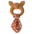 Mary Meyer Teething Toys Leika Silicone Baby Teether for 0-12 Months, 9-Inches, Little Fawn