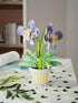 Jollcnoia Orchid Mini Flower Potted Bonsai Building Toy Blocks Particle Flower Botanical