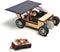 Solar-Powered Car V1 - Wooden STEM Kit with Wireless Remote Control for Kids Aged 8-12