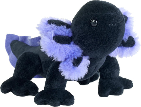Wild Republic Pocketkins Eco Axolotl Black, 5 Inch Stuffed Animal, Plush Toy Made from Recycled Materials