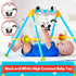 Baby Spiral Hanging Stroller and Car Seat Toys Black and White High Contrast Sensory Toy Newborn Plush Activity Toys Thank You Gifts for 0 3 6 9 12 Months Girls Boys-BEE