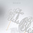 WeBenison God Bless Cake Topper Silver Glitter First Communion Baby Shower Decorations Bless This Child Party
