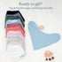 6-Pack PurComfy SuperSoft Baby Bibs, Premium Bamboo Bandana Drool Bibs for Infant Boys & Girls, Adjustable Snap Bibs