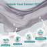 Sasttie Cooling Pregnancy Pillows for Sleeping, U Shaped Full Body Pillow with Removable Cover, Pregnant Women Must