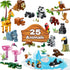 25 Set 8 Pack 6+ (1460PCS) HOGOKIDS Animals Zoo Building with Play Mat - Zoo Scene modules Blocks Toy for Easter