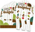 Big Dot of Happiness Forest Hedgehogs, Woodland Birthday Party or Baby Shower Game Pickle Cards, Set of 12