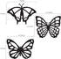 VHALE Suncatchers Craft 3 Sets (9 Cutouts) with Tissue Papers, Stained Glass Effect Paper Sun Catcher Kit