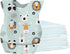 Baby Disposable Feeding Bibs 25pcs, Self Feeding Food Crumb Catcher, Leakproof Large Travel Bib for 6-18 Months