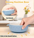 4 Packs iNeibo Porcelain Baby Bowls with Silicone Sleeve for Toddler Feeding, BPA-Free, Non Slip, Microwave