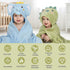 6 Set 0-5 2 55" 27.5" 4 PCS Toddler Bath Towel for Boy Girl Year, PCS Thick Absorbent Hooded Baby Bath Towels Large x
