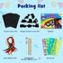 ZMLM Scratch Paper Art Set for Kids, Rainbow Magic Scratch Off Craft Supplies for Birthday Party Gifts