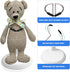 TOYANDONA 4 Pcs Adjustable Doll Stands Display Holder, Action Figure Bracket Support for 6-8 Inch Dolls, Creative Bear