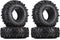 INJORA RC Tires 1.9inch, 4Pcs RC Rubber Tyre Set for 1:10 RC Crawler Axial SCX10 and Tamiya