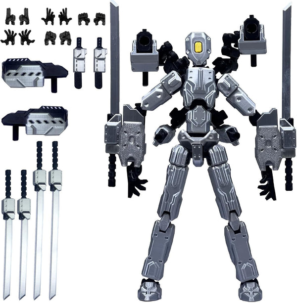 PkghoKids 8 inch T13 (Assembly Completed) Action Figure Set,T 13 Action Figure Multi-Articular
